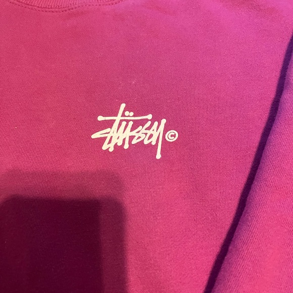 Men’s Pink Stussy crewneck - Picture 5 of 5